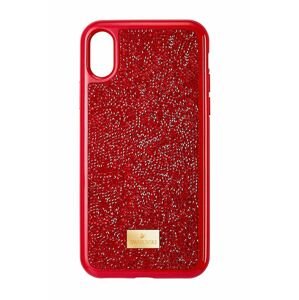 Puzdro na mobil iPhone® X/XS Swarovski červená farba