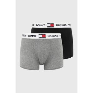 Detské boxerky Tommy Hilfiger šedá farba