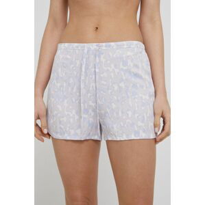 Pyžamové šortky Calvin Klein Underwear dámske, šedá farba