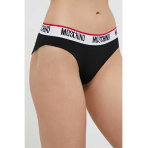 Nohavičky Moschino Underwear (2-pack) čierna farba