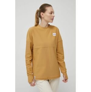 Funkčné tričko s dlhým rukávom Eivy Venture žltá farba