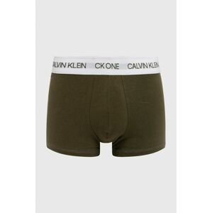 Boxerky Calvin Klein Underwear pánske, zelená farba