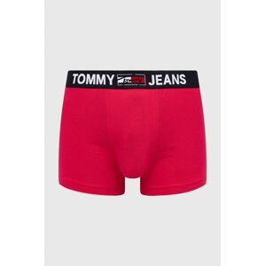 Boxerky Tommy Hilfiger pánske, ružová farba