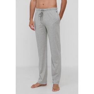 Pyžamové nohavice Polo Ralph Lauren pánske, šedá farba, jednofarebné
