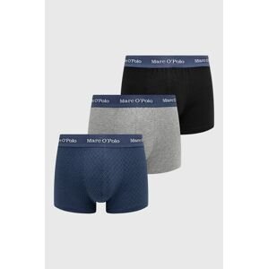 Boxerky Marc O'Polo (3-pack) pánske, tmavomodrá farba