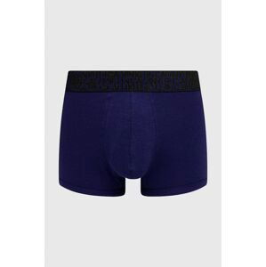 Boxerky Calvin Klein Underwear pánske, tmavomodrá farba