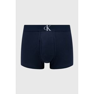 Boxerky Calvin Klein Underwear pánske, tmavomodrá farba