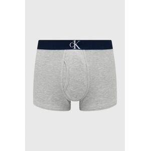 Boxerky Calvin Klein Underwear pánske, šedá farba