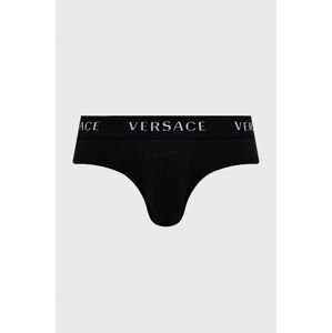 Slipy Versace pánske, čierna farba