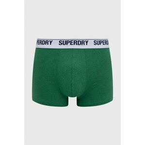 Boxerky Superdry pánske, zelená farba