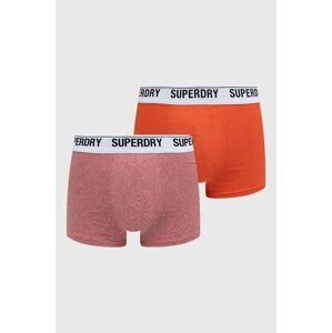 Boxerky Superdry pánske, červená farba