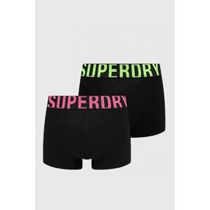 Boxerky Superdry pánske, čierna farba