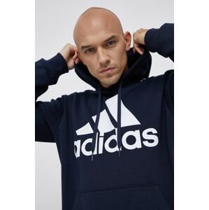 Mikina adidas H14642 pánska, tmavomodrá farba, s potlačou