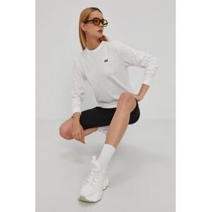 Tričko s dlhým rukávom Vans VN0A5I8YWHT1-White, dámske, biela farba