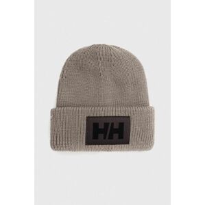 Čiapka Helly Hansen HH BOX BEANIE oranžová farba, z hrubej pleteniny, 53648