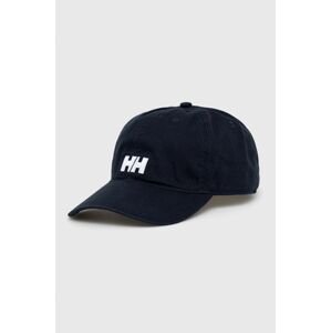 Čiapka Helly Hansen 38791-597, tmavomodrá farba, s nášivkou