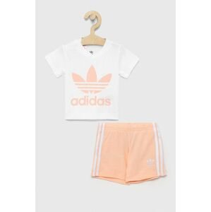 Detská súprava adidas Originals H35554 ružová farba