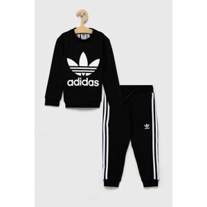 Detská súprava adidas Originals H25250 čierna farba