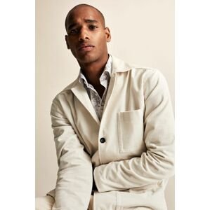 Bavlnená košeľa Eton pánska, biela farba, regular, s klasickým golierom