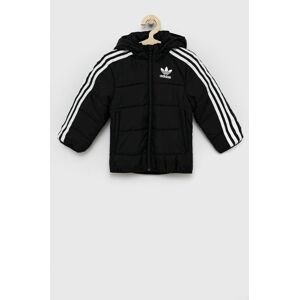 Detská bunda adidas Originals H34564 čierna farba