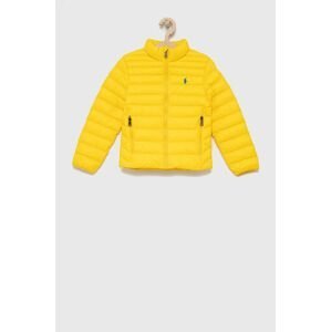 Detská bunda Polo Ralph Lauren žltá farba