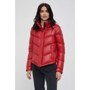 Páperová bunda Colmar dámska, červená farba, zimná