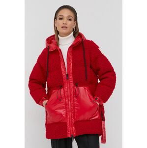 Páperová bunda After Label červená farba, zimná