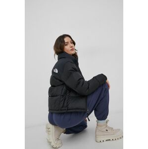 Páperová bunda The North Face W 1996 Retro Nuptse Jacket dámska, čierna farba, zimná,