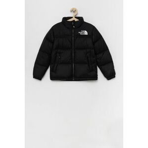 Detská páperová bunda The North Face YOUTH 1996 RETRO NUPTSE JACKET čierna farba