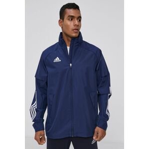 Bunda adidas Performance ED9256 pánska, tmavomodrá farba, prechodná