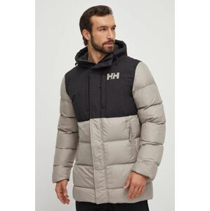 Športová bunda Helly Hansen ACTIVE PUFFY LONG JACKET béžová farba, 53522