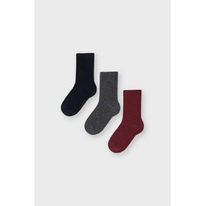 Detské ponožky Mayoral (3-Pack) bordová farba
