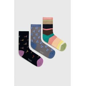 Ponožky Paul Smith (3-pack) dámske