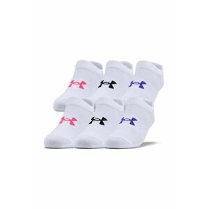 Detské ponožky Under Armour (6-pack) 1332982 biela farba