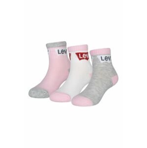 Detské ponožky Levi's ružová farba
