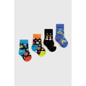 Detské ponožky Happy Socks Space Socks Gift Set (4-Pack)