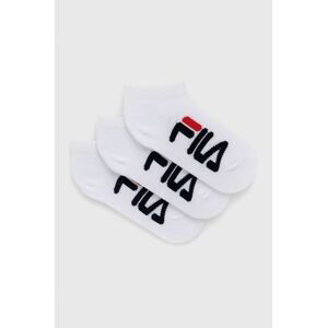 Detské ponožky Fila (3-pack) biela farba