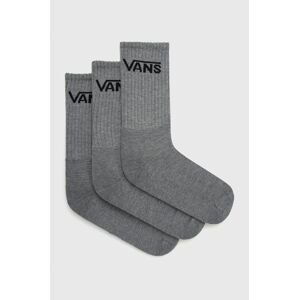 Ponožky Vans pánske, šedá farba