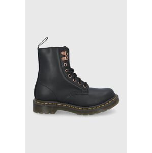 Kožené workery Dr. Martens 26874001-Black.Wana, dámske, čierna farba, na plochom podpätku