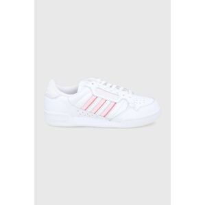 Topánky adidas Originals S42625 biela farba, na platforme