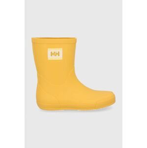 Gumáky Helly Hansen 11661-344, dámske, žltá farba