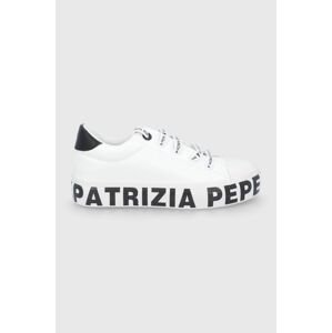 Detské tenisky Patrizia Pepe biela farba