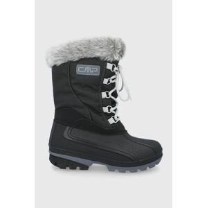 Detské snehule CMP GIRL POLHANNE SNOW BOOTS čierna farba