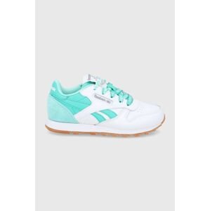 Detské topánky Reebok Classic S29114 zelená farba