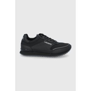 Topánky Lacoste čierna farba