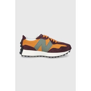 Topánky New Balance MS327LY1 oranžová farba