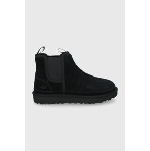 Topánky Chelsea UGG 1121644.BLK-BLK, pánske, čierna farba