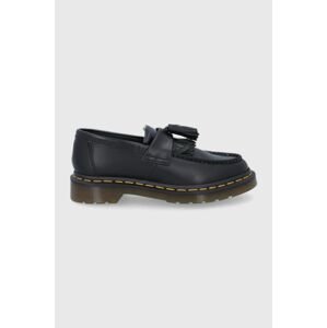 Kožené mokasíny Dr. Martens Adrian Yellow Stitch 22209001-Black.Smoo, čierna farba