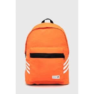 Ruksak adidas Performance GU1738 dámsky, oranžová farba, veľký, s nášivkou