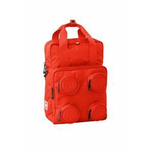 Detský ruksak Lego červená farba, veľký, jednofarebný